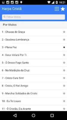 Harpa Cristã android App screenshot 2